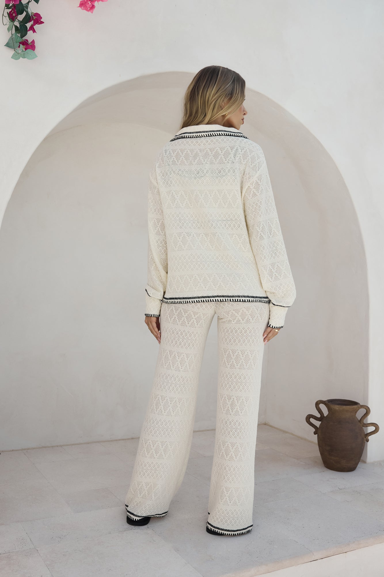 Mermaid Tales Long Sleeve Top Cream