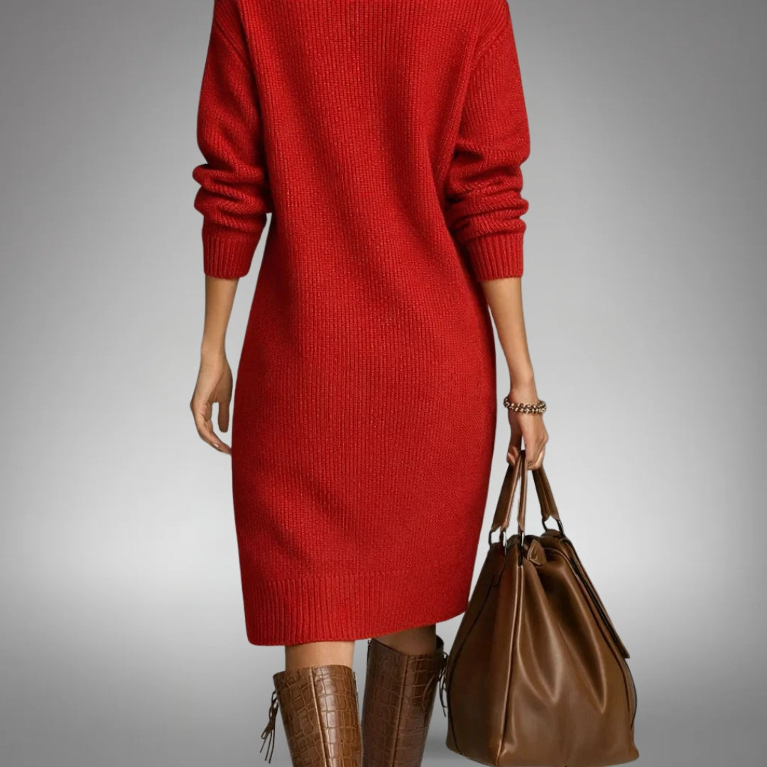 Lunara™ Knit Midi Dress