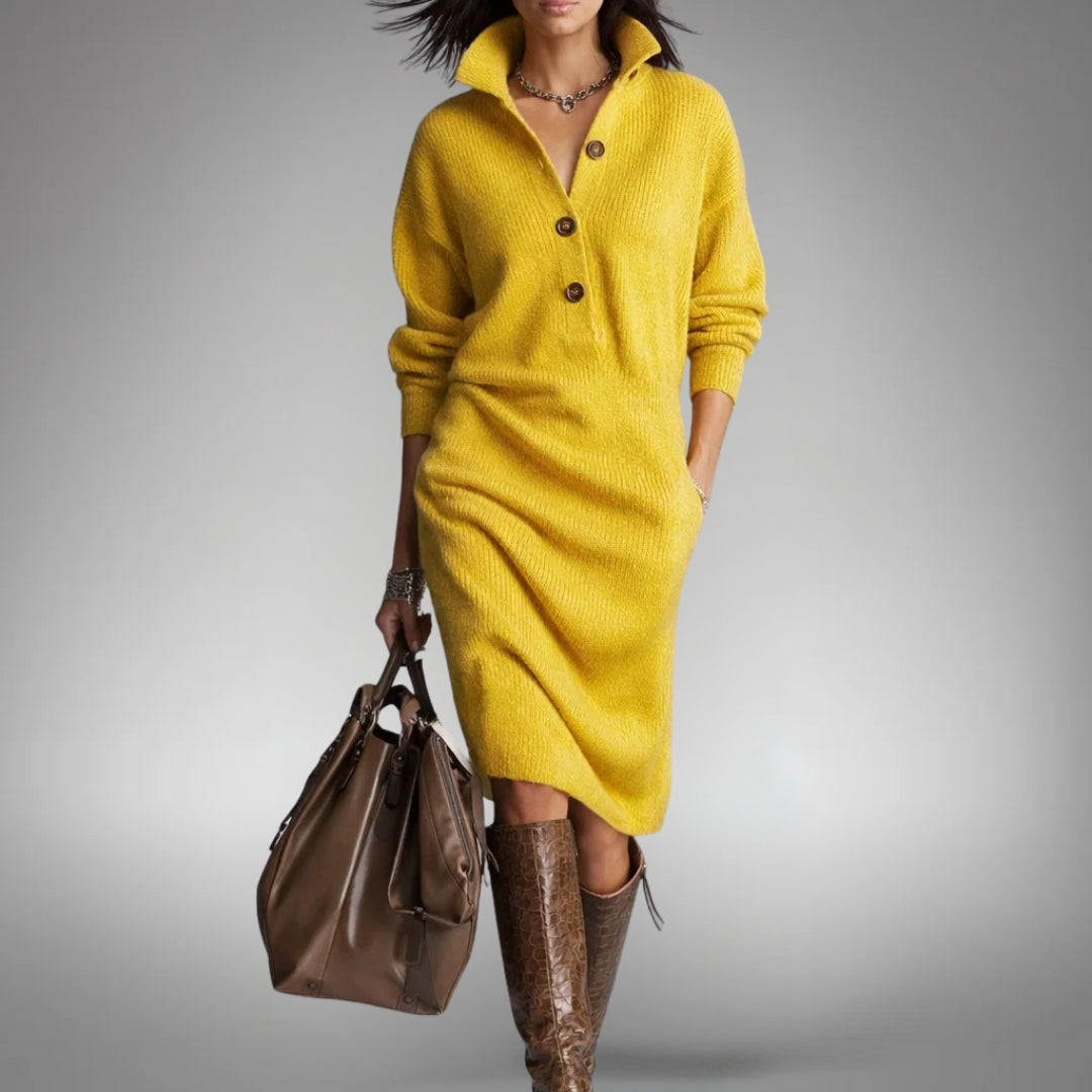 Lunara™ Knit Midi Dress