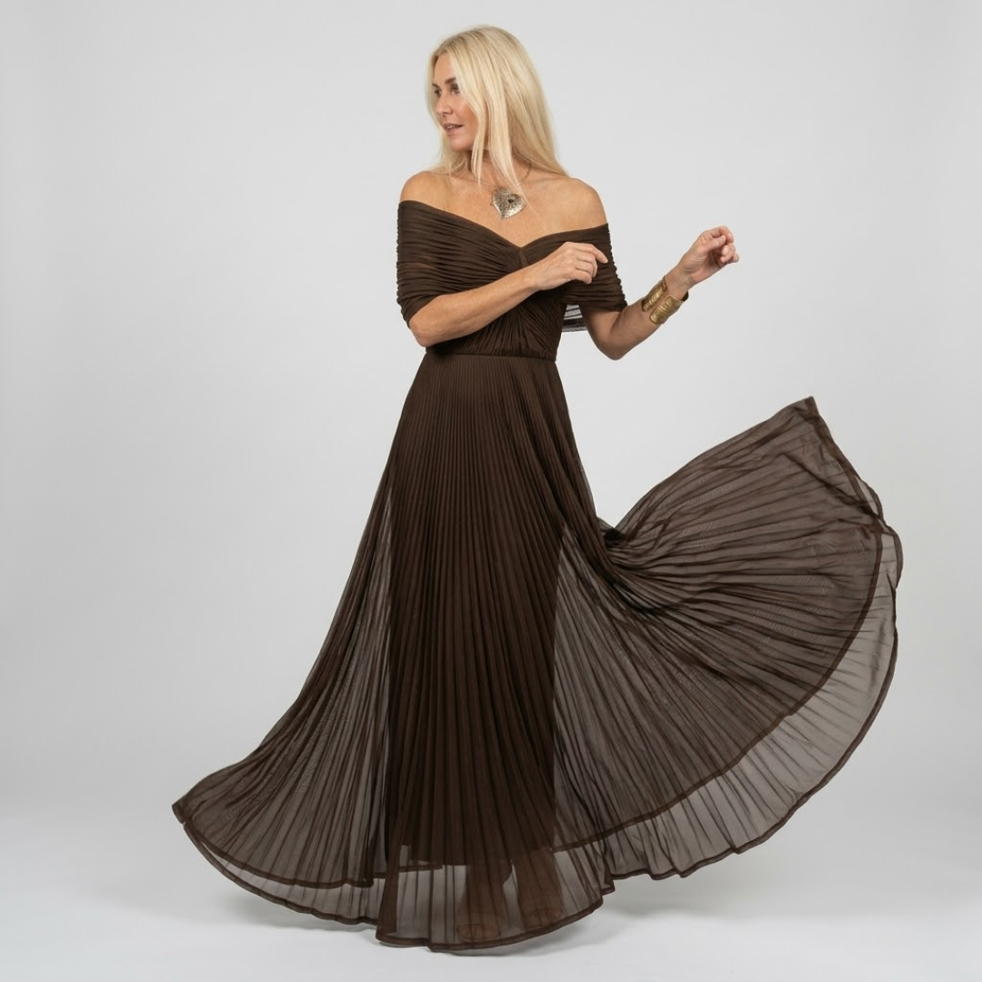 Isabella™ | Draped V-Neck Occasion Dress