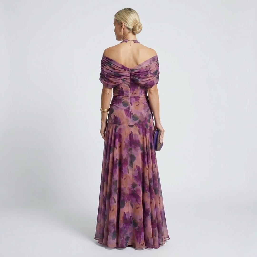 Isabella™ | Draped V-Neck Occasion Dress