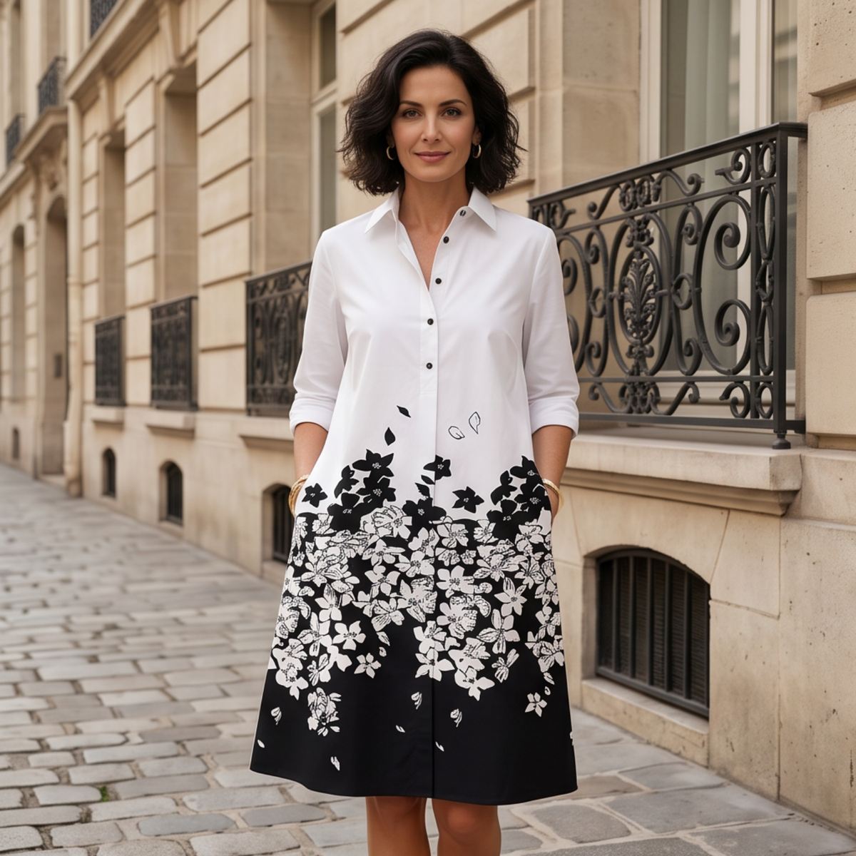 Ruby | Flower Midi Dress