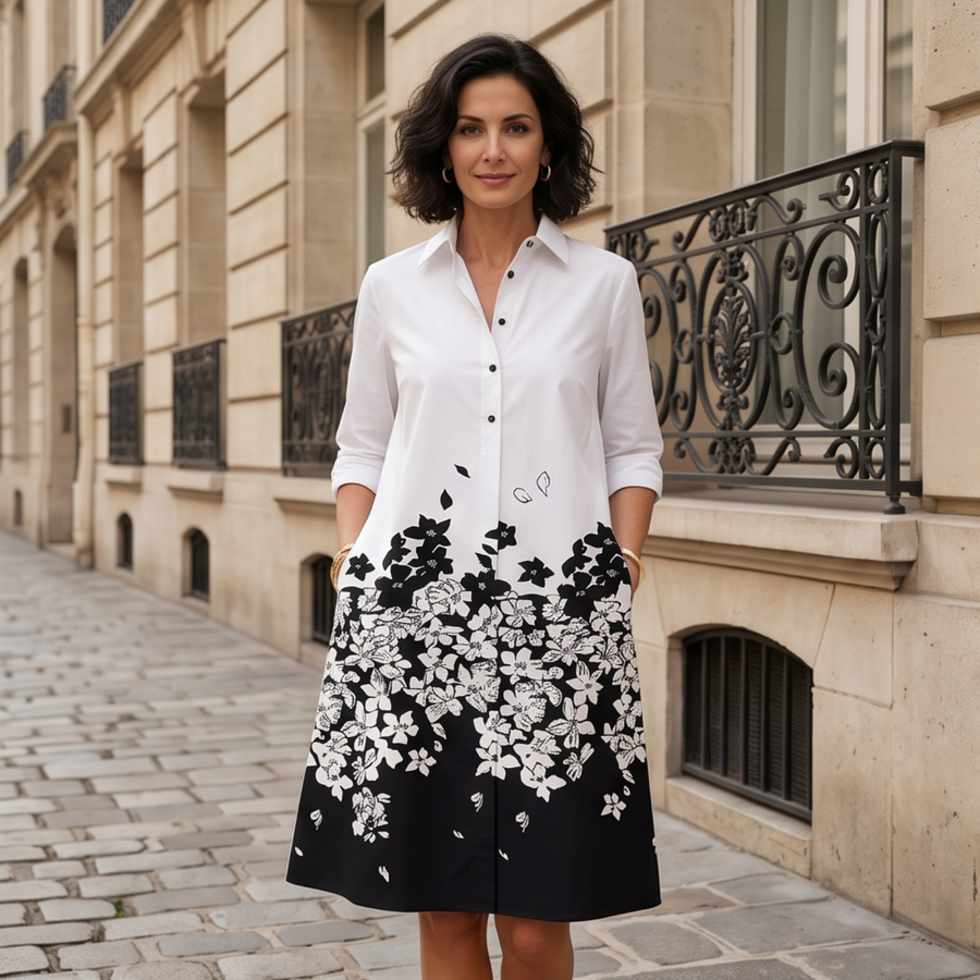 Ruby | Flower Midi Dress