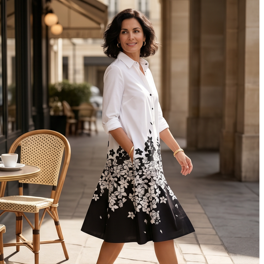 Ruby | Flower Midi Dress