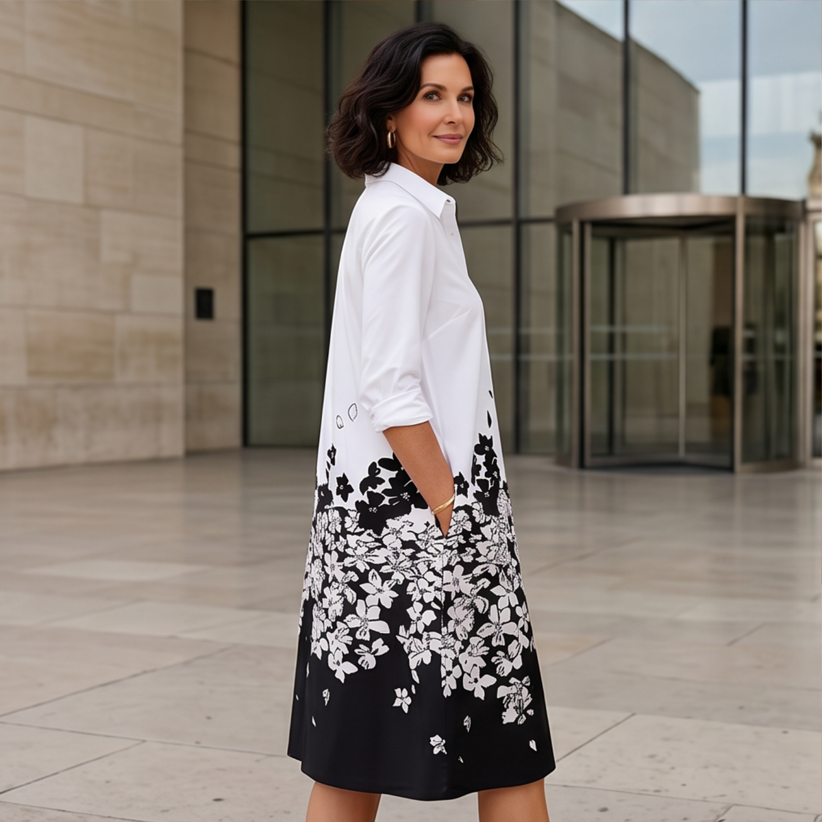 Ruby | Flower Midi Dress