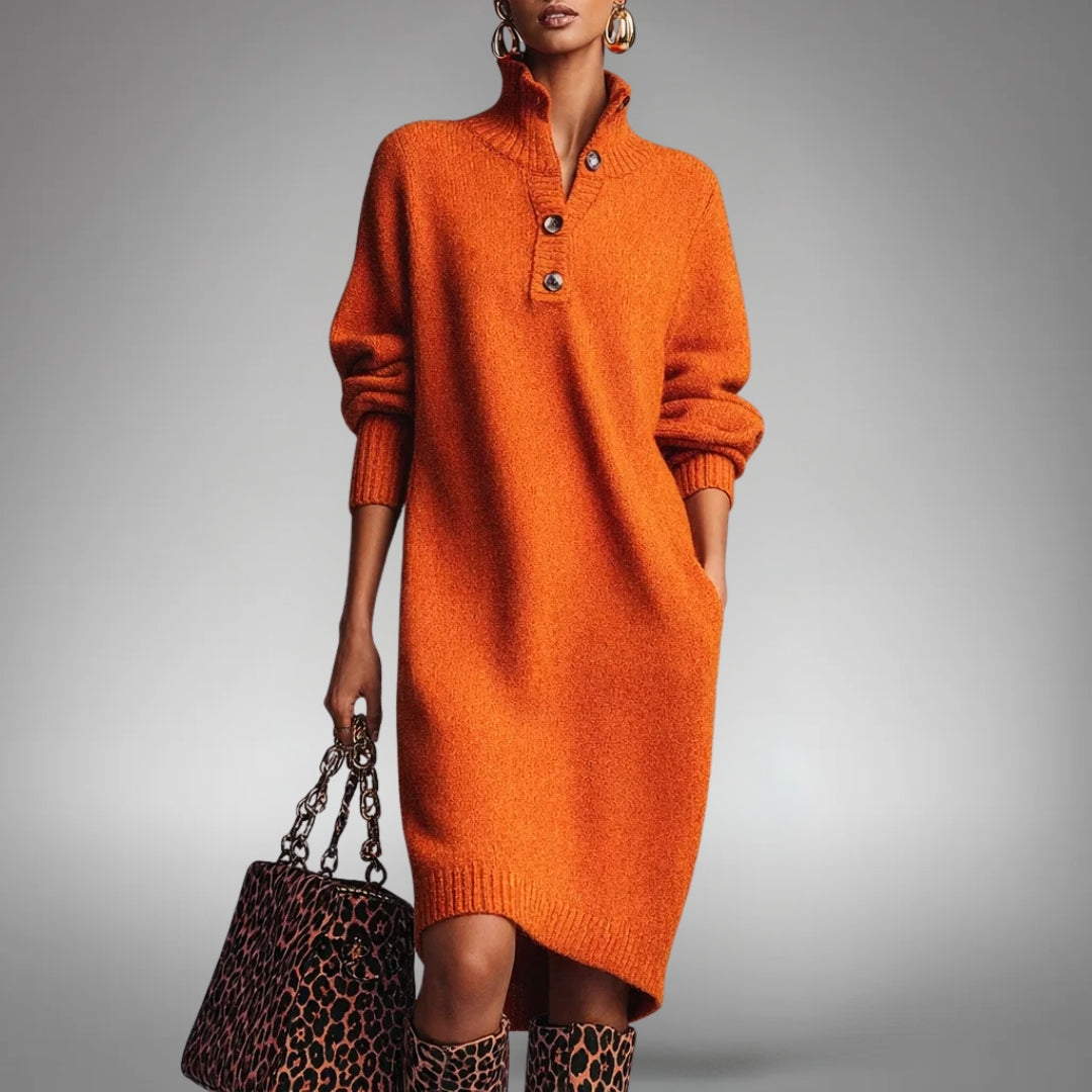 Lunara™ Knit Midi Dress