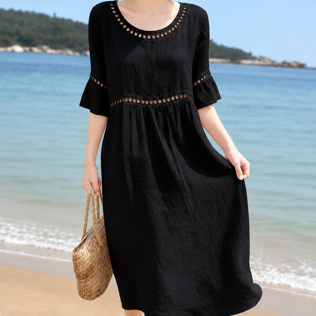 Oriana Eyelet Boho Dress