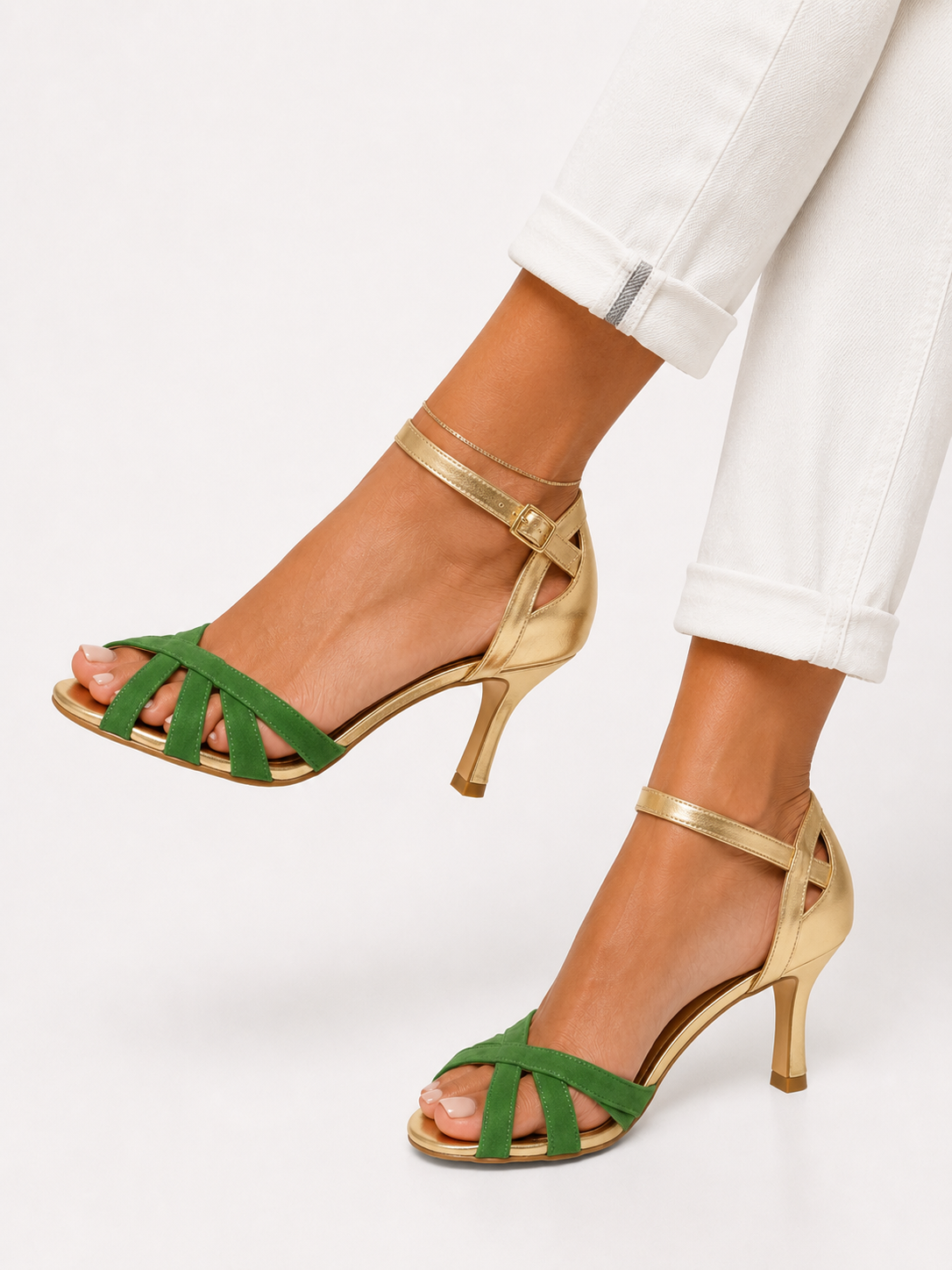 Kylea™ – Elegant Cross-Strap Heels