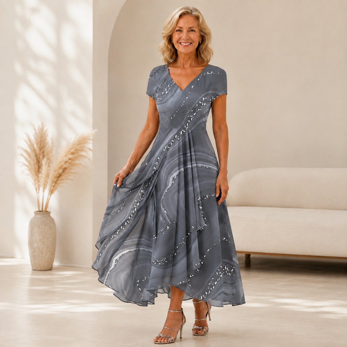 Astrid | Flowing Midi Dress