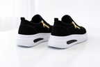 Ashley -  Luxe Zip Sneakers.