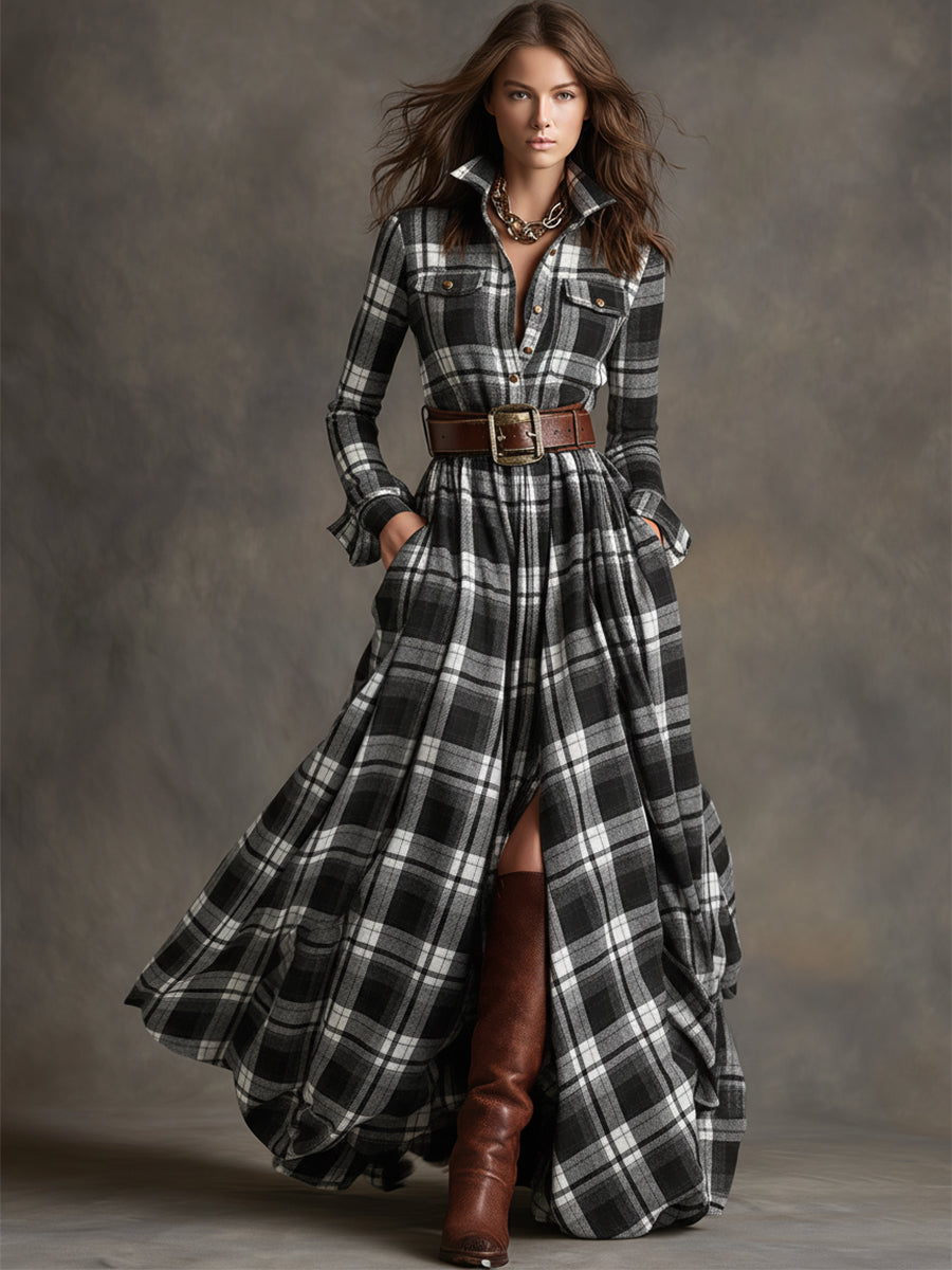 Scarlett | Belted Shirt Dress