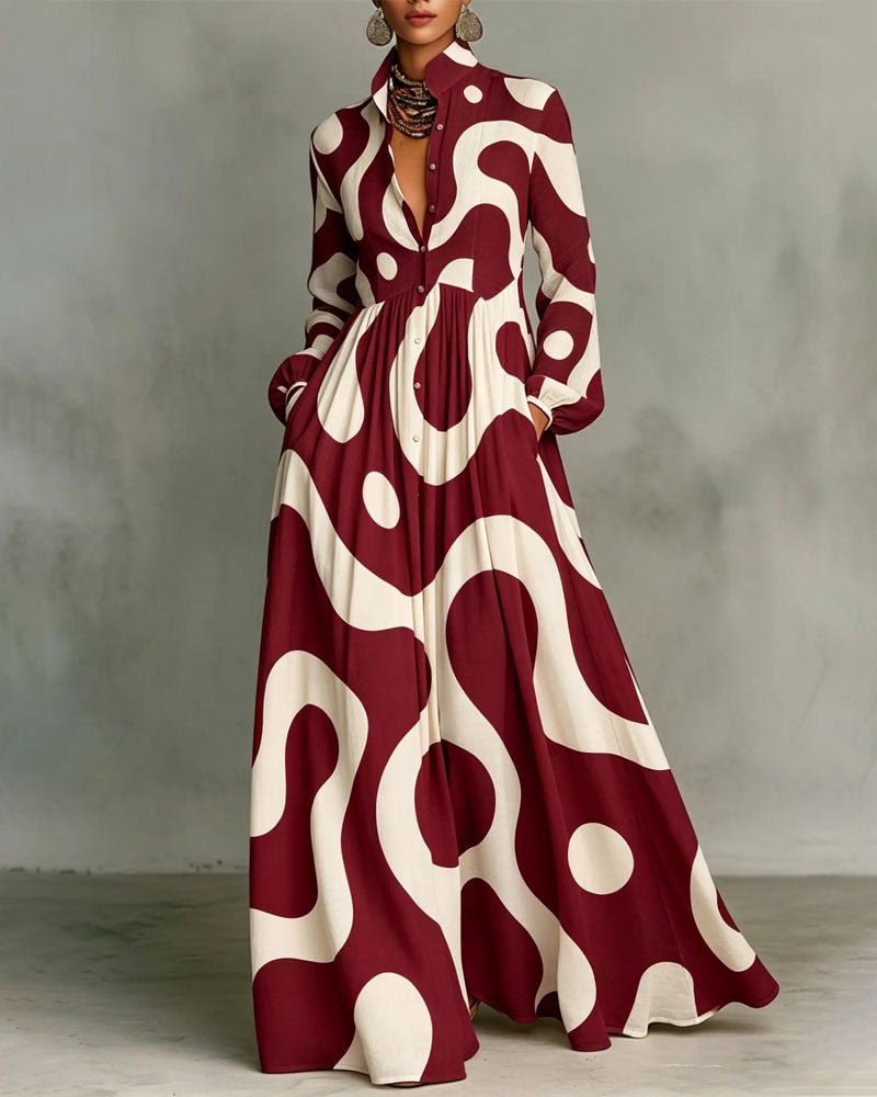Mosaic Hour Maxi Dress