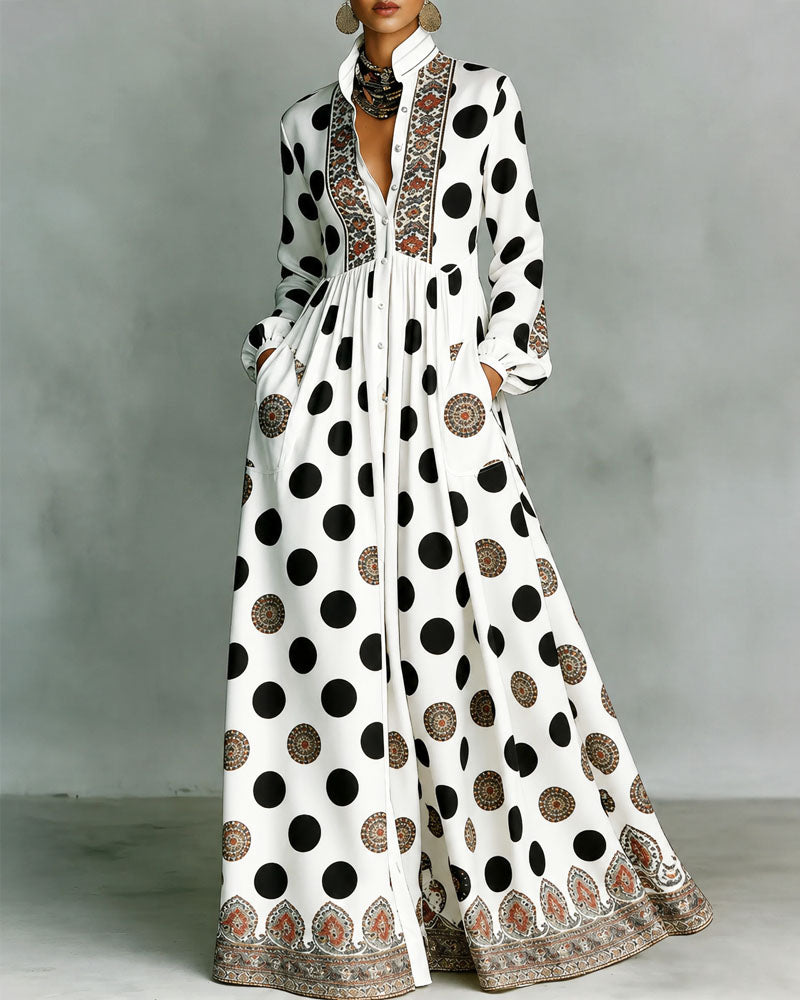 Mosaic Hour Maxi Dress