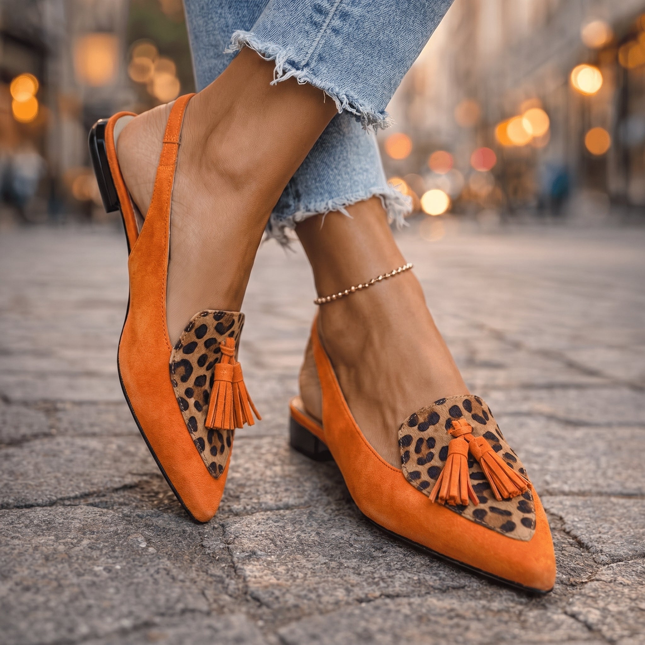 Élodie | Elegant Tassel Sandals