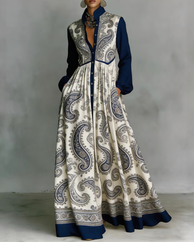 Mosaic Hour Maxi Dress