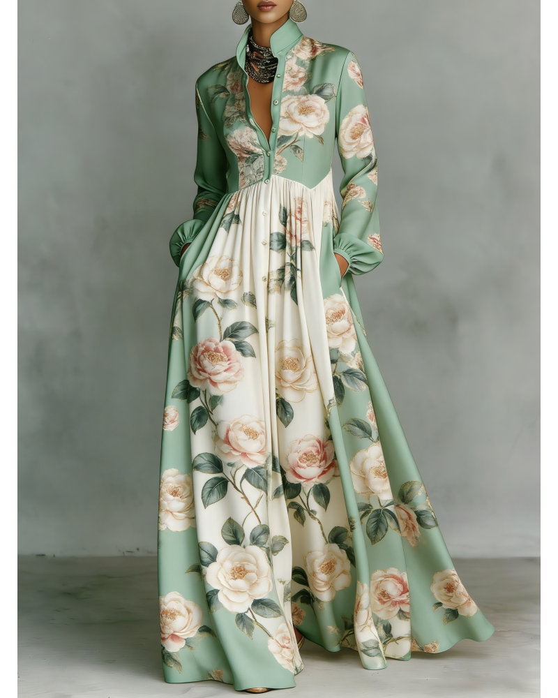 Mosaic Hour Maxi Dress