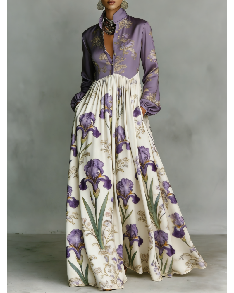 Mosaic Hour Maxi Dress