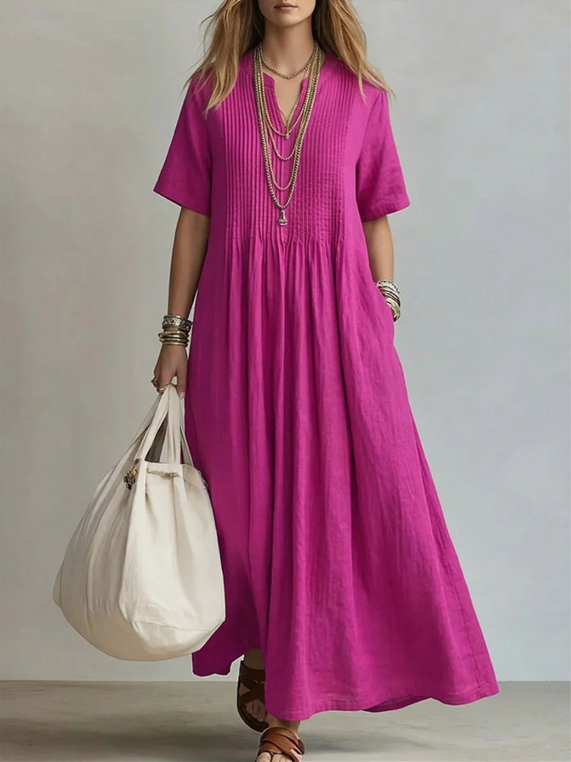 Harper™ | Pleated Dress