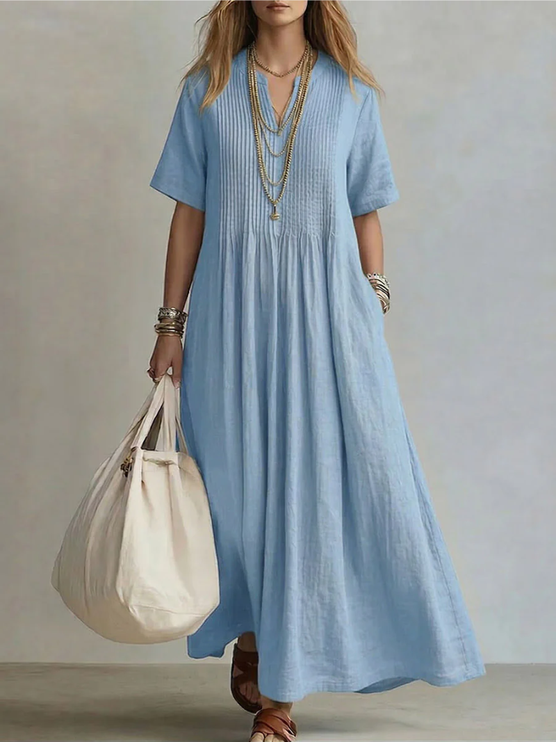 Harper™ | Pleated Dress