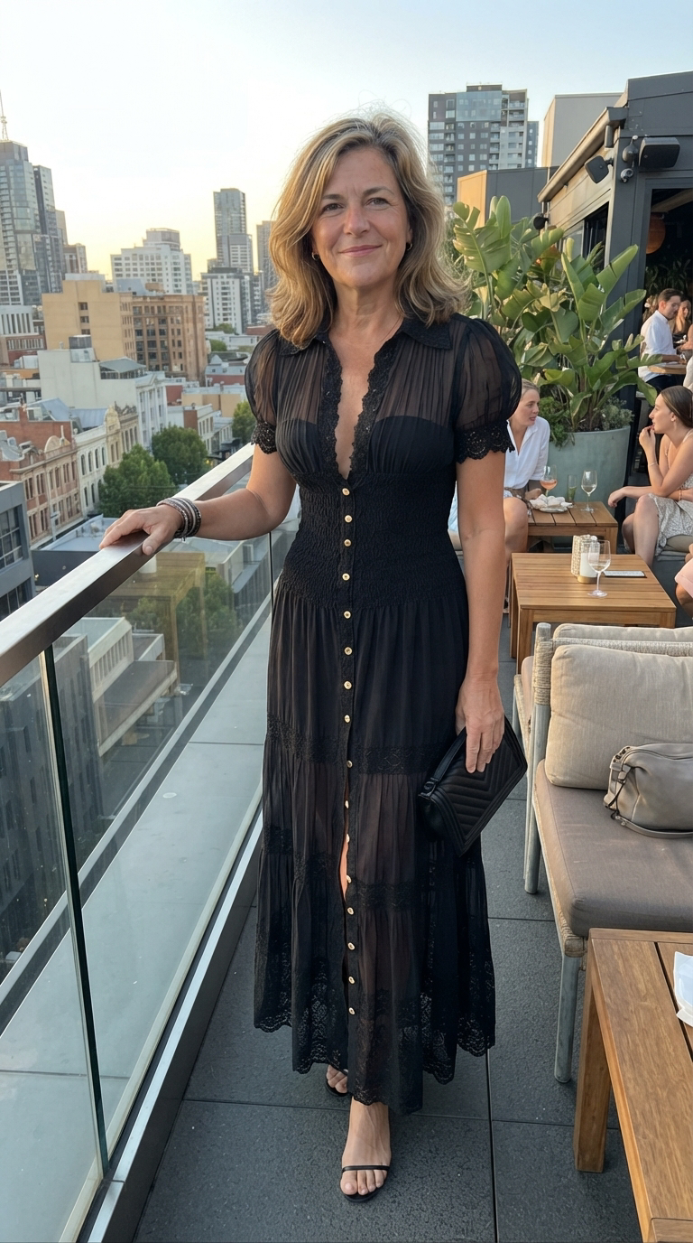 Gracie - Elegant Lace Maxi Dress