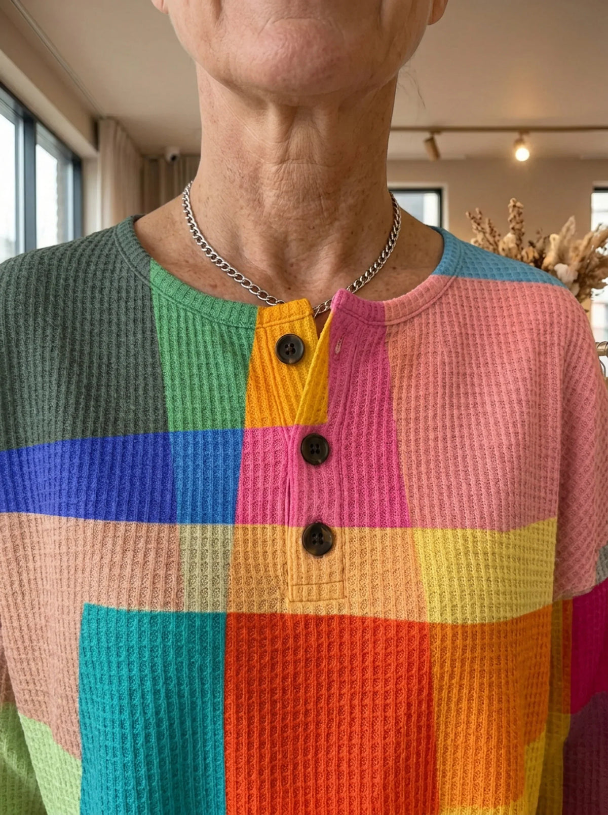 Angela - Colorful Vintage Sweatshirt