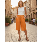 Wide Leg Linen Trousers | Timeless Comfort, Now 40% Off